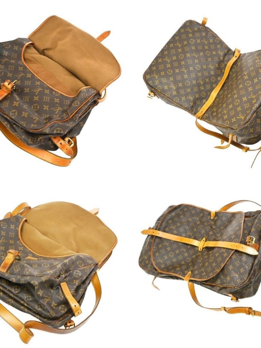 LOUIS VUITTON Saumur 35 Shoulder Bag Monogram Leather BN France M42254 88CA793 - Picture 11 of 16